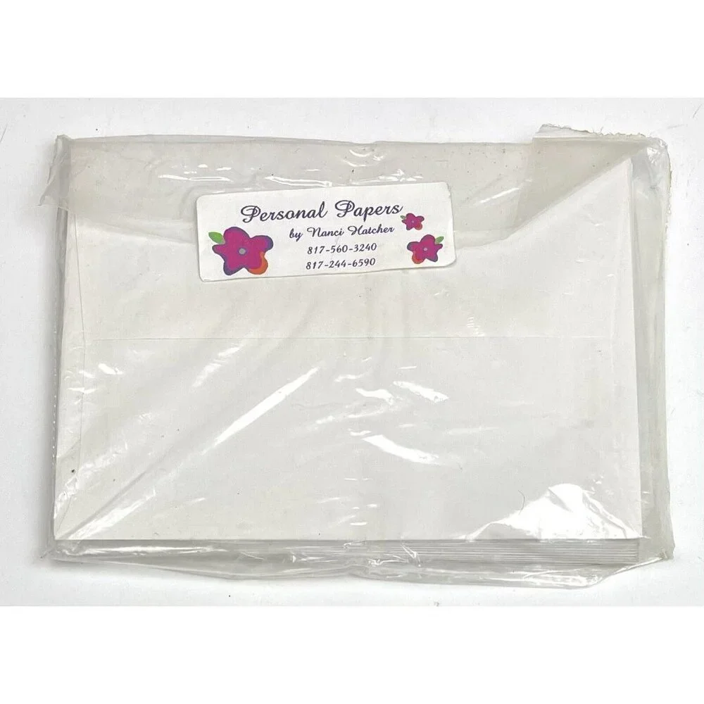 12pk Custom Fill-in-the-Blank Thank You Cards & Envelopes From KELLY NIP NEW